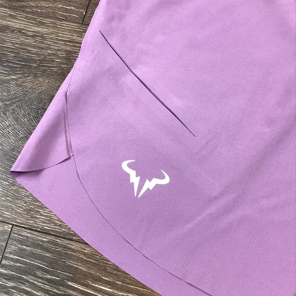 Nike Court Dri-Fit ADV Rafa Nadal 7” Violet Tennis Shorts Mens Sz XXL DV2881-536 - Picture 4 of 12